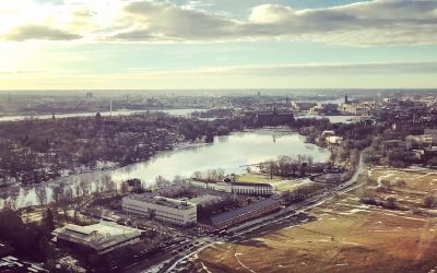 Årets första långpass och utflykt till Kaknästornet